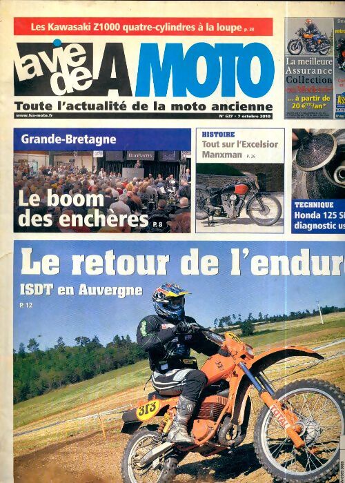 La vie de la moto n°627 : Le retour de l'enduro - Collectif - Livre
