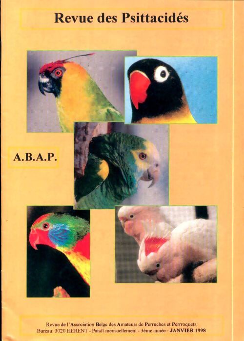 Revue des Psittacidés 3e année Janvier 1998 - Collectif - Livre