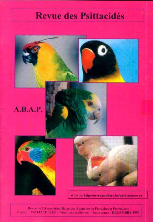 Revue des Psittacidés 4e année Décembre 1999 - Collectif - Livre