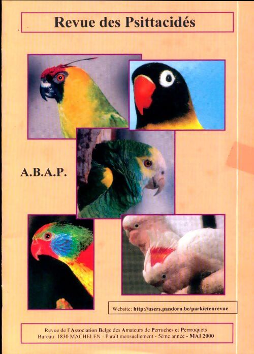 Revue des Psittacidés 5e année Mai 2000 - Collectif - Livre