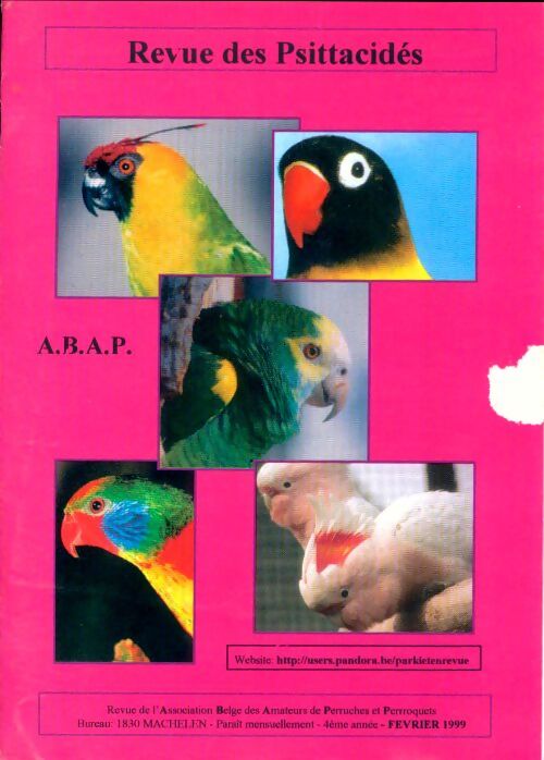 Revue des Psittacidés 4e année Février 1999 - Collectif - Livre