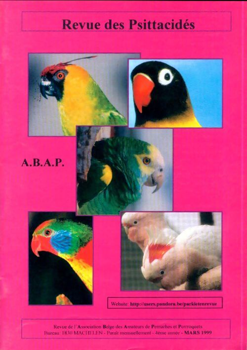 Revue des Psittacidés 4e année Mars 1999 - Collectif - Livre