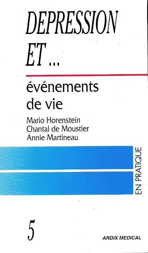 Dépression et...Événements de vie - Mario Horenstein - Livre