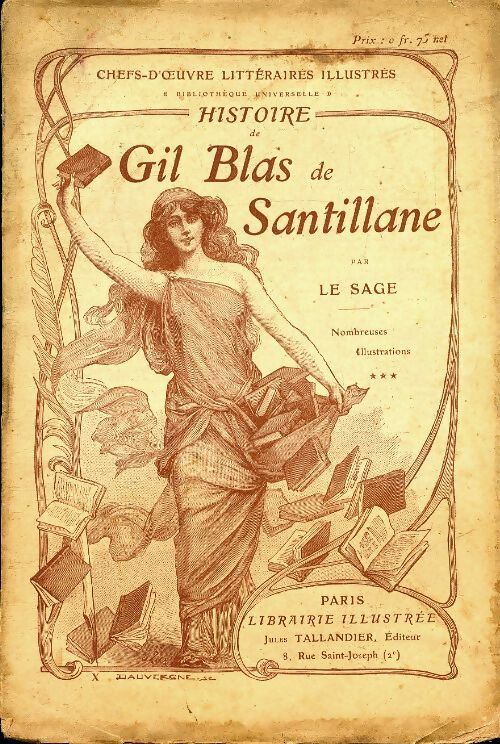 Histoire de Gil Blas de Santillane - Alain-René Le Sage - Livre