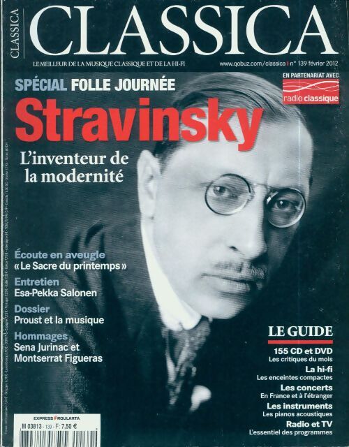 Classica n°139 : Stravinsky - Collectif - Livre