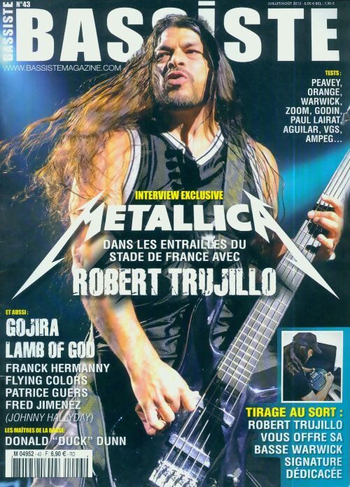 Bassiste n°43 : Mettalica - Collectif - Livre