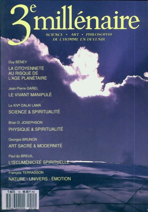 3e millénaire n°15  (nouvelle série) - Collectif - Livre