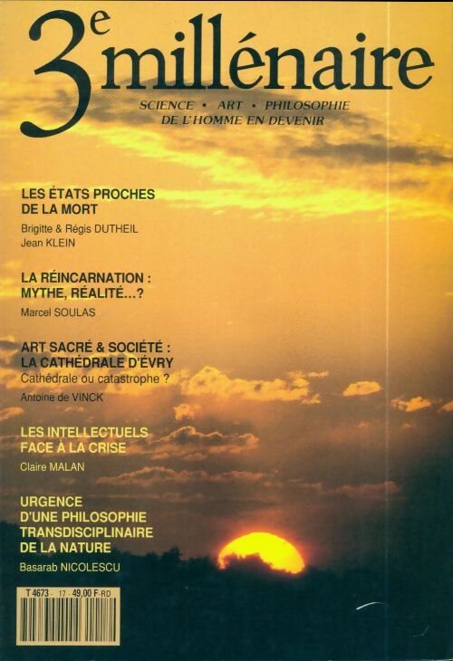 3e millénaire (nouvelle série) n°17 - Collectif - Livre