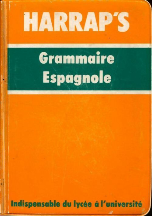 Grammaire espagnole - Inconnu - Livre