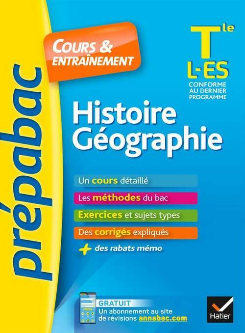 Histoire-géographie Terminales L, ES cours & entraînement - Christophe Clavel - Livre