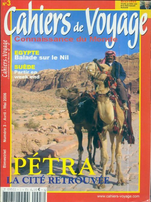 Cahiers de voyage n°3 : Pétra, la cité retrouvée - Collectif - Livre