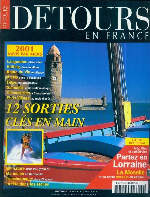 Détours en France n°62 : 12 sorties clés en main - Collectif - Livre