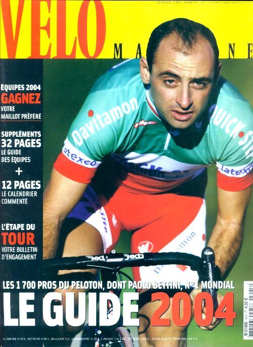Vélo magazine n°405 : Le guide 2004 - Collectif - Livre