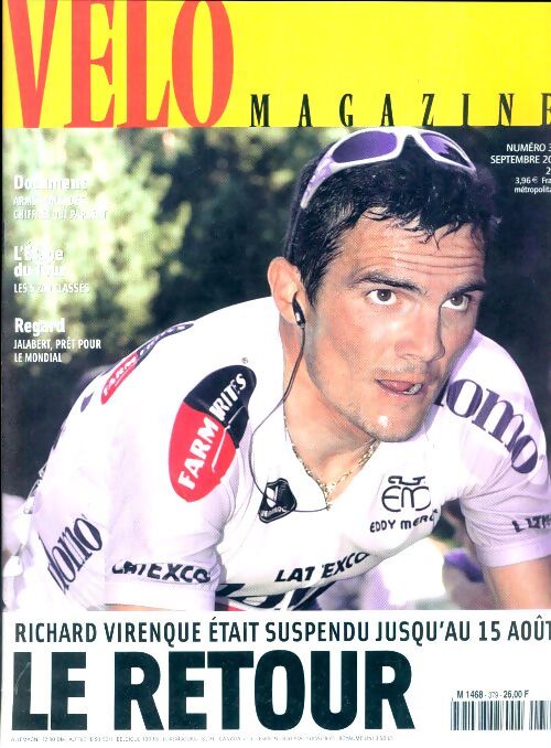 Vélo magazine n°379 : Le retour - Collectif - Livre