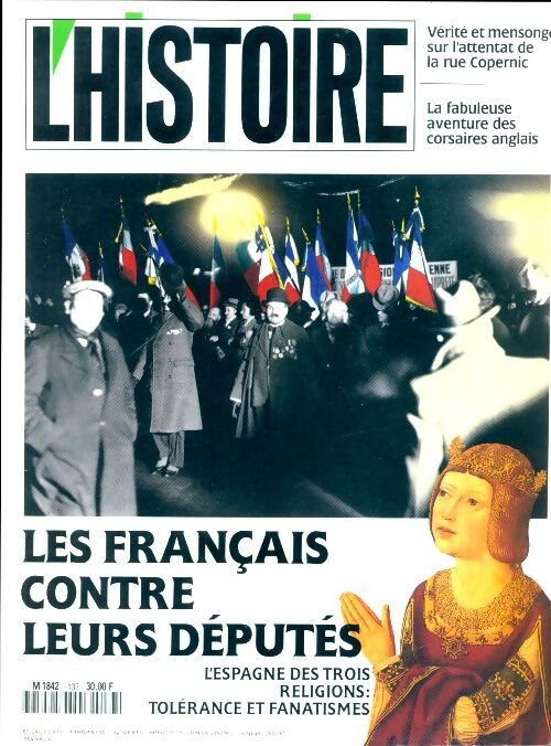 L'histoire n°137 : Les français contre leurs députés - Collectif - Livre