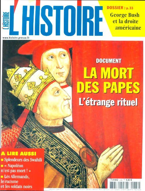L'histoire n°284 : La mort des papes - Collectif - Livre