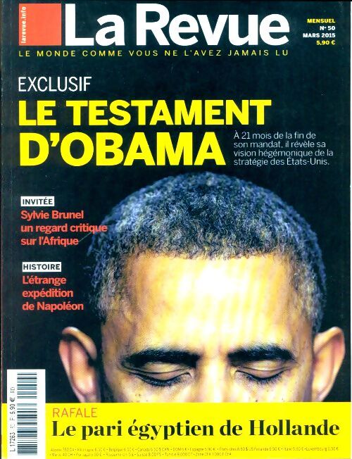 La revue n°50 : Le testament d'Obama - Collectif - Livre