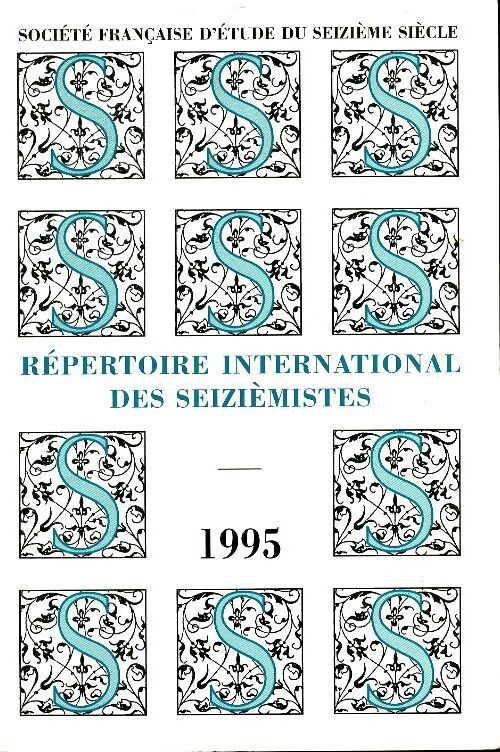 Répertoire international des seiziémistes 1995 - Collectif - Livre