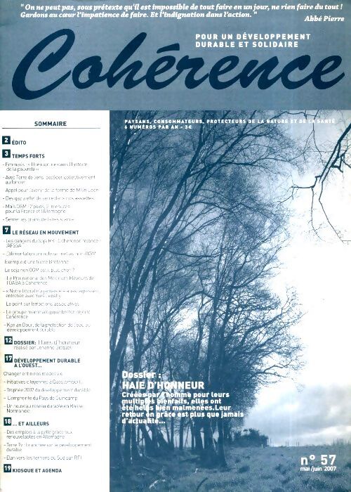 Cohérence n°57 - Collectif - Livre