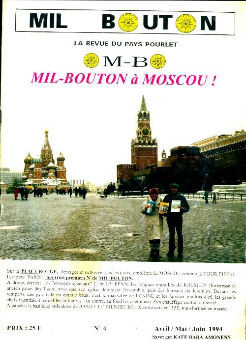Mil Bouton n°4 : Mil-Bouton à Moscou - Collectif - Livre