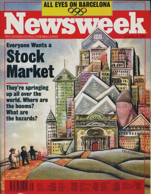Newsweek n°31-1992 : Stock market - Collectif - Livre