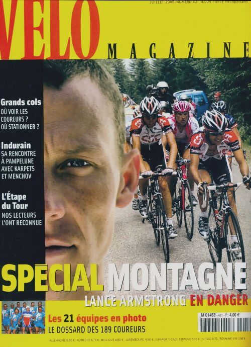 Vélo magazine n°421: Spécial montagne - Collectif - Livre