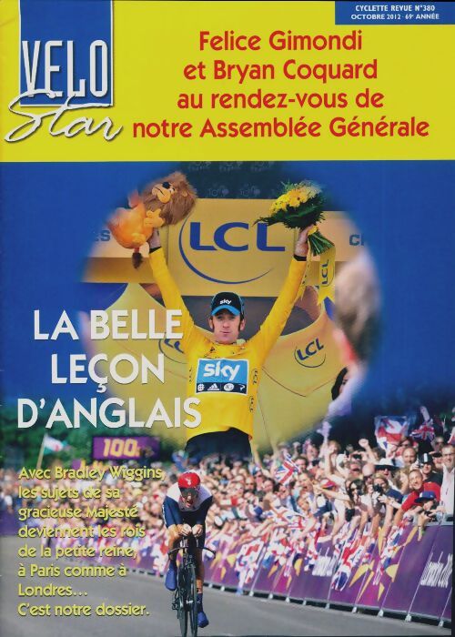 Vélo star n°380 : Felice Gimondi et Bryan Coquard - Collectif - Livre