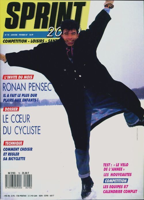 Sprint 2000 n°78 : Ronan Pensec / Le coeur du cycliste - Collectif - Livre