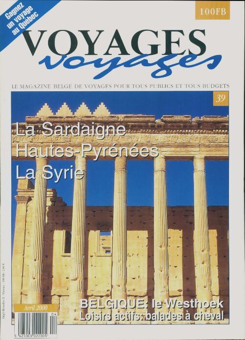 Voyages voyages n°39 : La Sardaigne / Hautes-Pyrénées / La Syrie - Collectif - Livre