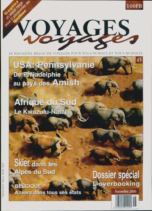 Voyages voyages n°45 : USA : Pennsylavanie / Afrique du Sud - Collectif - Livre