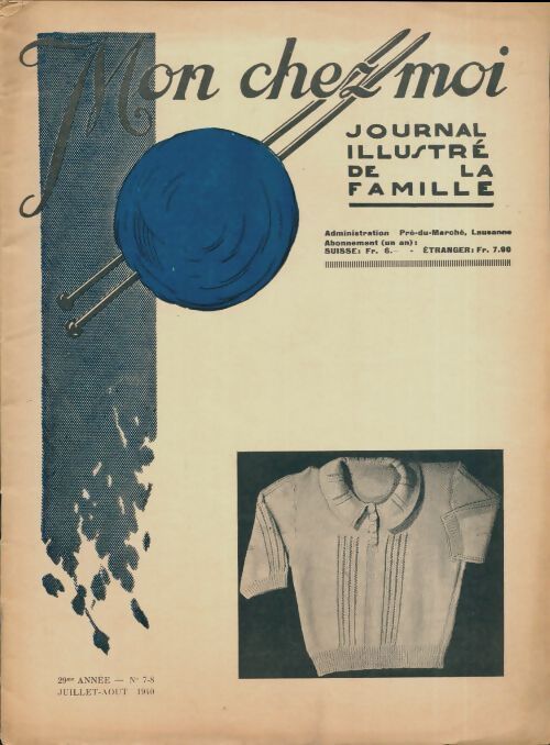 Mon chez moi n°7-8 29e année - Collectif - Livre