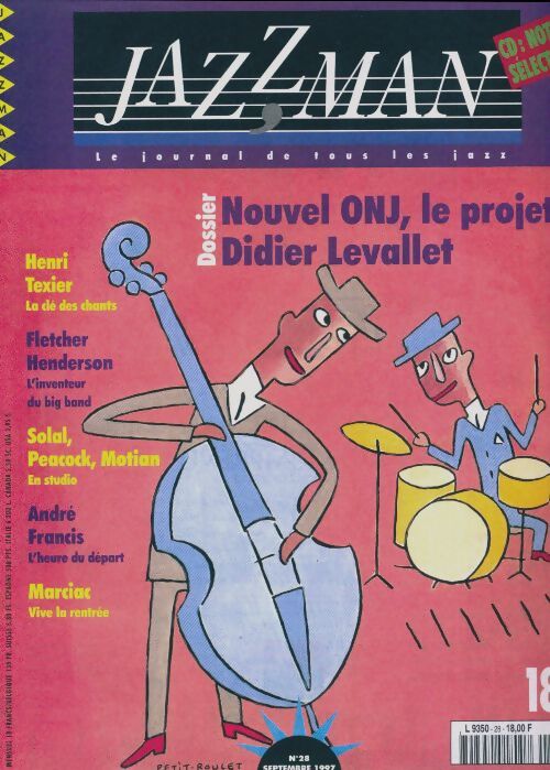 Jazzman n°28 : Nouvel ONJ, le projet Didier Levallet - Collectif - Livre