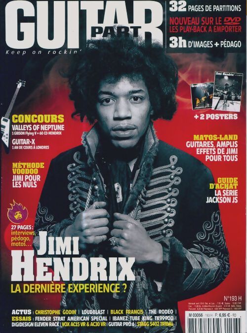 Guitar part n°193 : Jimi Hendrix - Collectif - Livre
