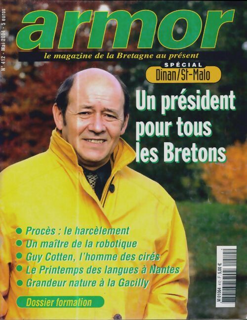 Armor n°412 : Un président pour tous les bretons - Collectif - Livre