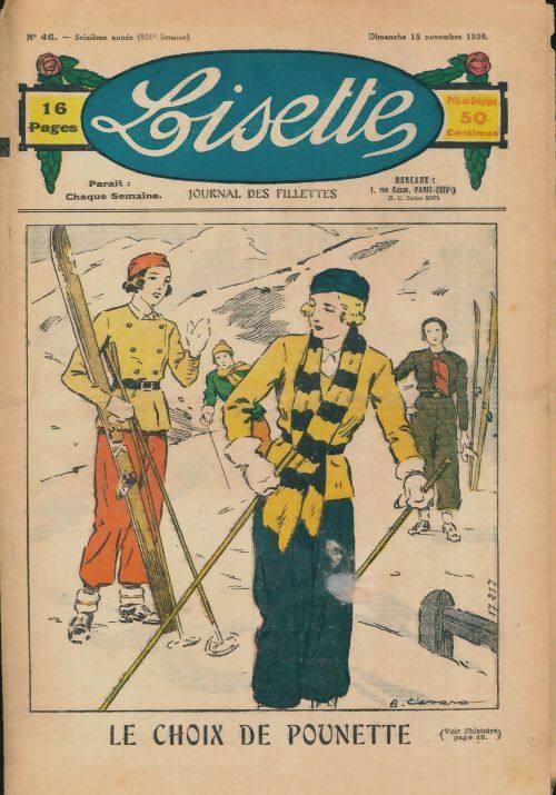 Lisette n°801 n°46 16e année : Le choix de Pounette - Collectif - Livre