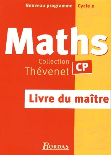 Maths CP livre du maître - Eric Lenoir - Livre