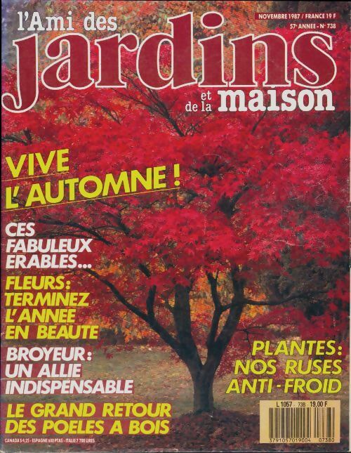 L'ami des jardins et de la maison n°738 : VIve l'automne ! - Collectif - Livre