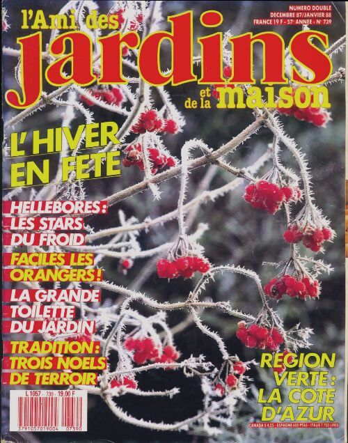 L'ami des jardins et de la maison n°739 : L'hiver en fête - Collectif - Livre