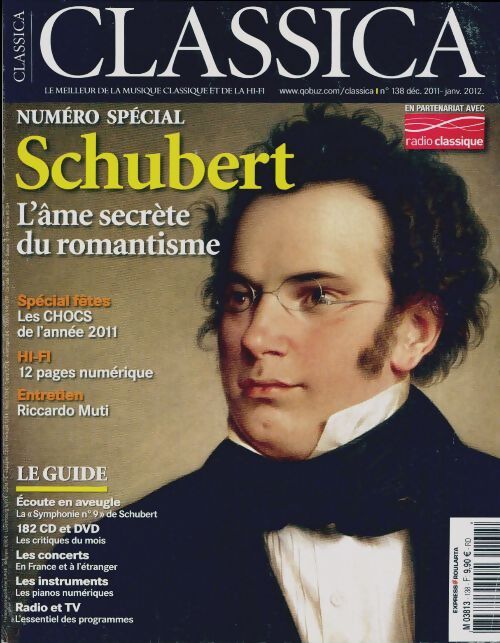 Classica n°138 : Schubert - Collectif - Livre