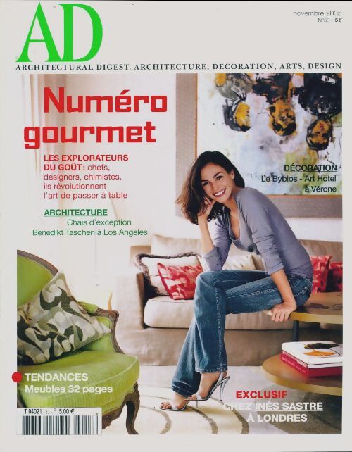 AD Architectural Digest n°53 : Numéro gourmet - Collectif - Livre