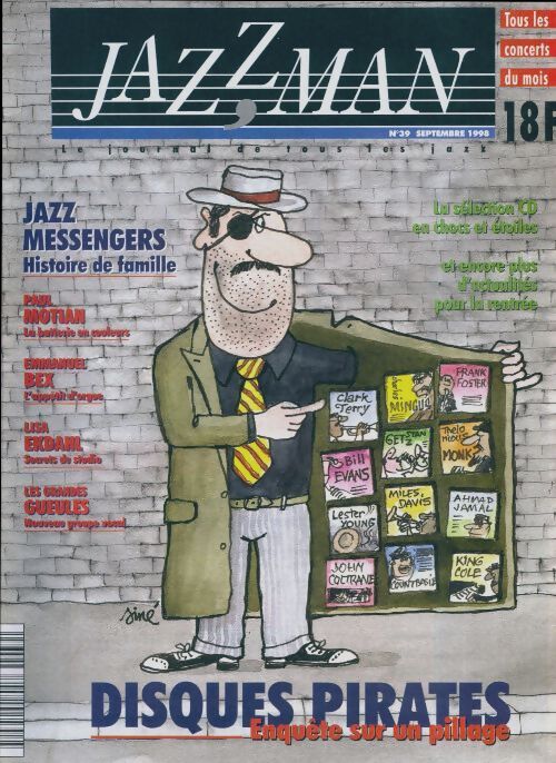 Jazzman n°39 : Disques pirates, enquête sur un pillage - Collectif - Livre