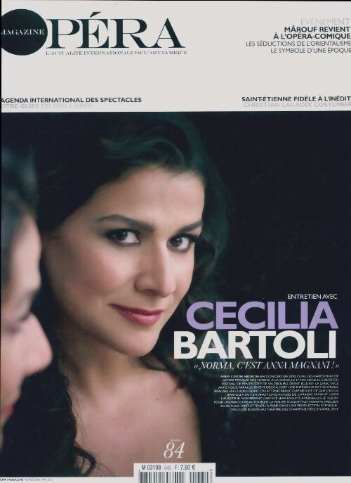Opéra n°84 : Cécilia Bartoli - Collectif - Livre