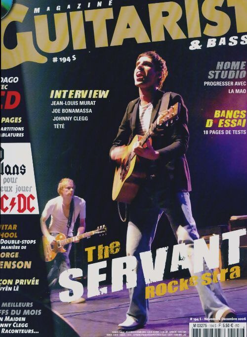 Guitarist & Bass Mag n°194 : The Servant - Collectif - Livre