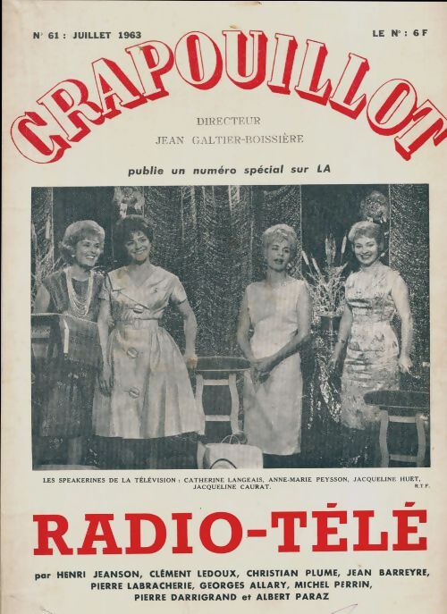 Le crapouillot n°61 : RAdio-télé - Collectif - Livre