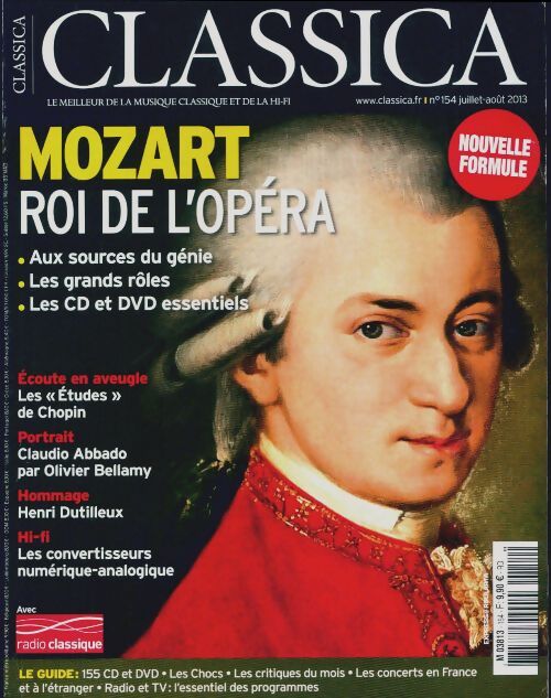 Classica n°154 : Mozart, roi de l'opéra - Collectif - Livre