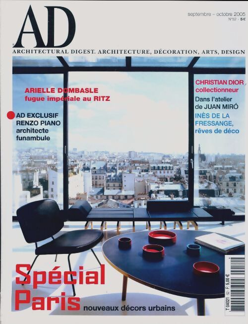 AD Architectural Digest n°52 : Spécial Paris - Collectif - Livre