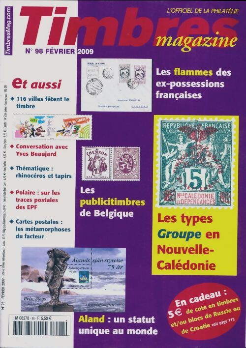 Timbres magazine n°98 : Les flammes des ex-possessions françaises - Collectif - Livre