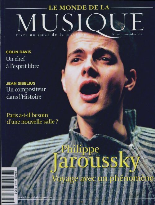 Le monde de la musique n°325 : Philippe Jaroussky - Collectif - Livre