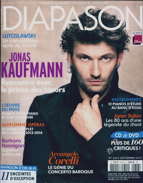 Diapason n°616 : Jonas Kaufmann - Collectif - Livre