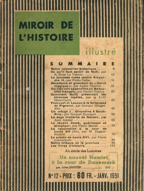 Miroir de l'histoire n°12 - Collectif - Livre